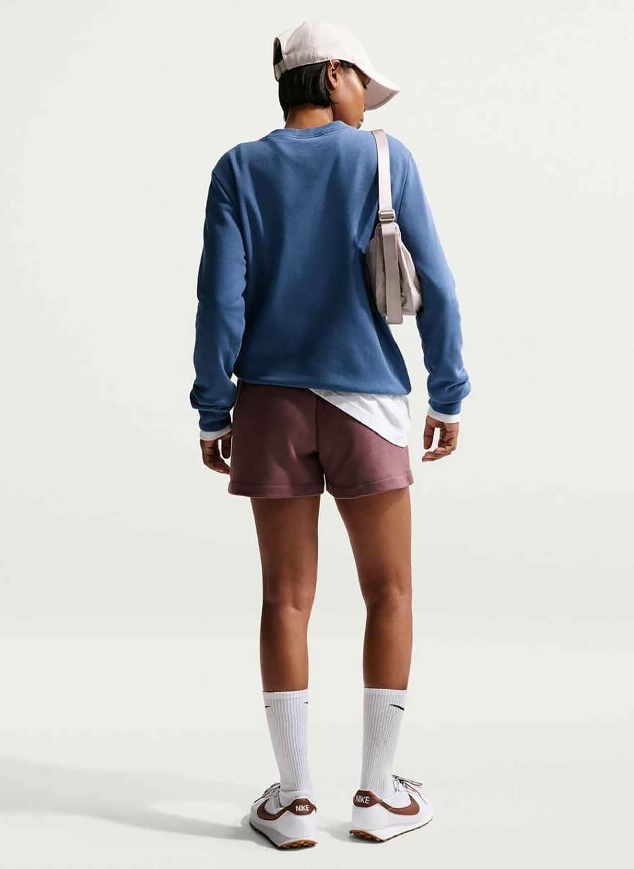 Nike Women's Sportswear Club Fleece Crewneck - Navy LG