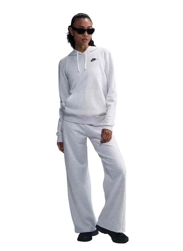 Nike Women's Sportswear Club Fleece Hoodie - Light Grey LG