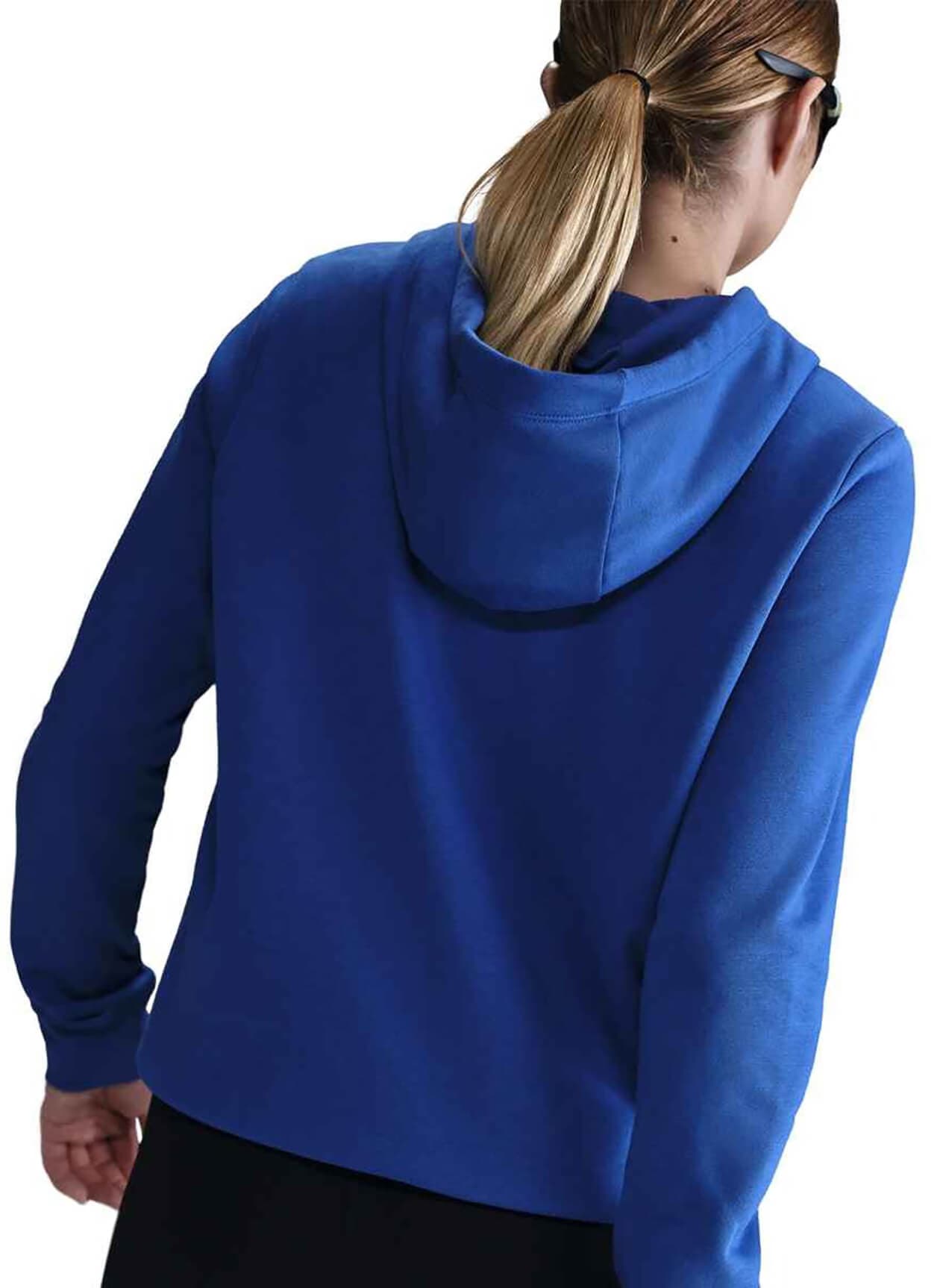 Nike Women's Sportswear Club Fleece Hoodie - Blue LG