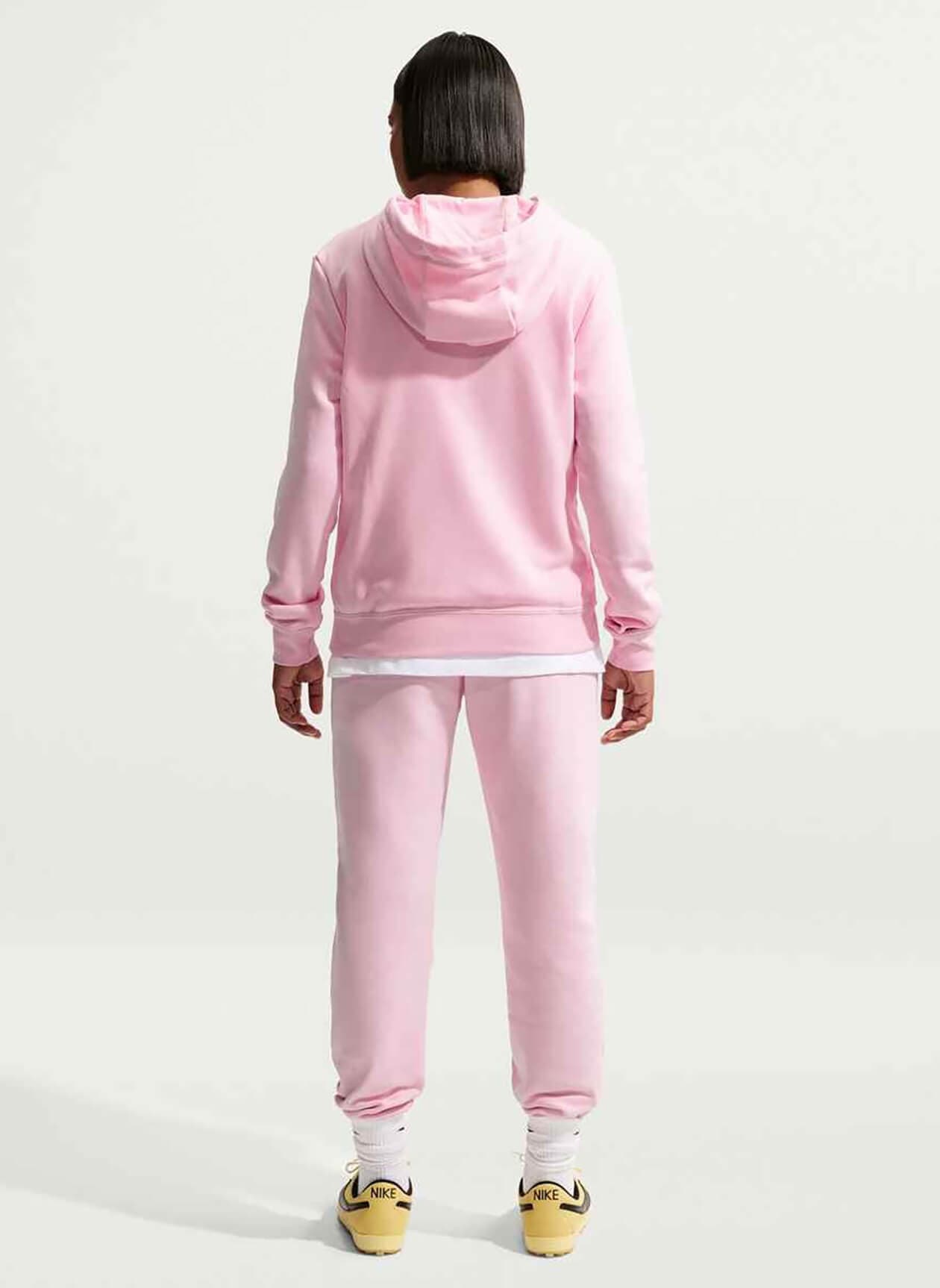 Nike Women's Sportswear Club Fleece Hoodie - Pink LG