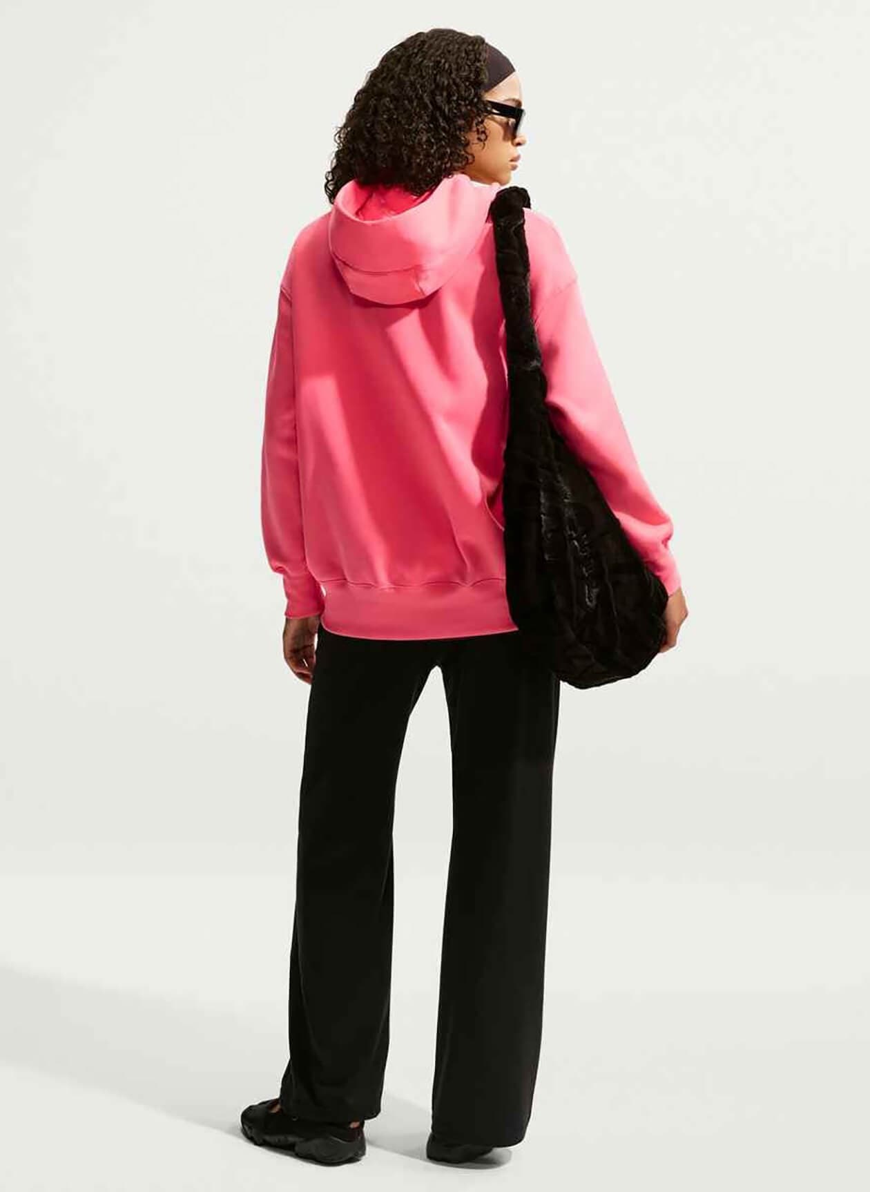 Nike Women's Oversized Phoenix Hoodie - Sea Coral / Sail LG