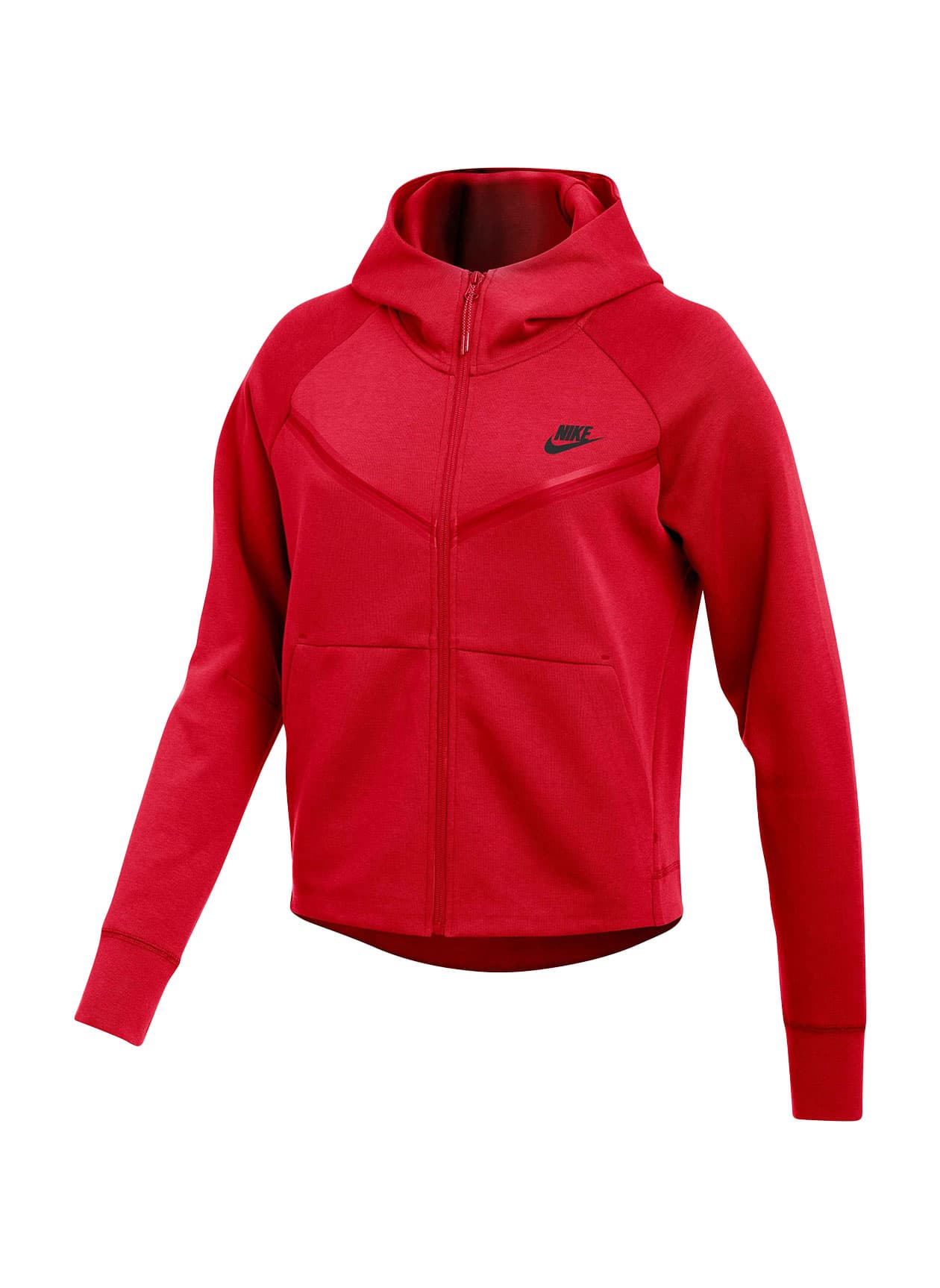 Nike Women's Tech Fleece Windrunner Hoodie - University Red (657) LG