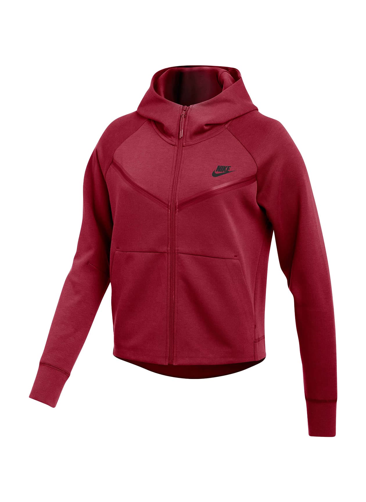 Nike Women's Tech Fleece Windrunner Hoodie - Team Crimson (698) LG