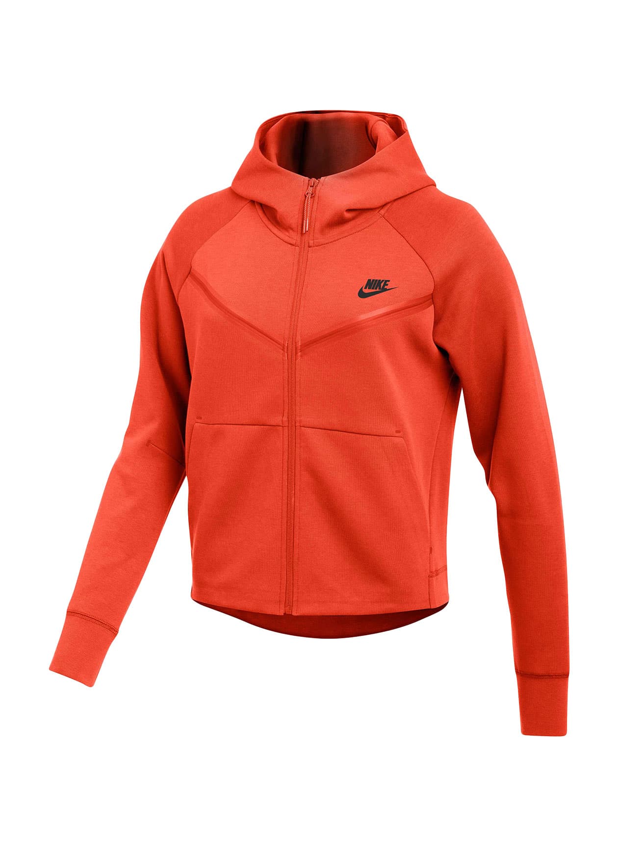 Nike Women's Tech Fleece Windrunner Hoodie - Orange LG