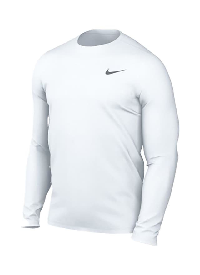 Nike Men's Legend Long-Sleeve Crew T-Shirt - White 3XL