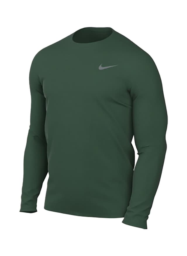 Nike Men's Legend Long-Sleeve Crew T-Shirt - Gorge Green (341) 3XL