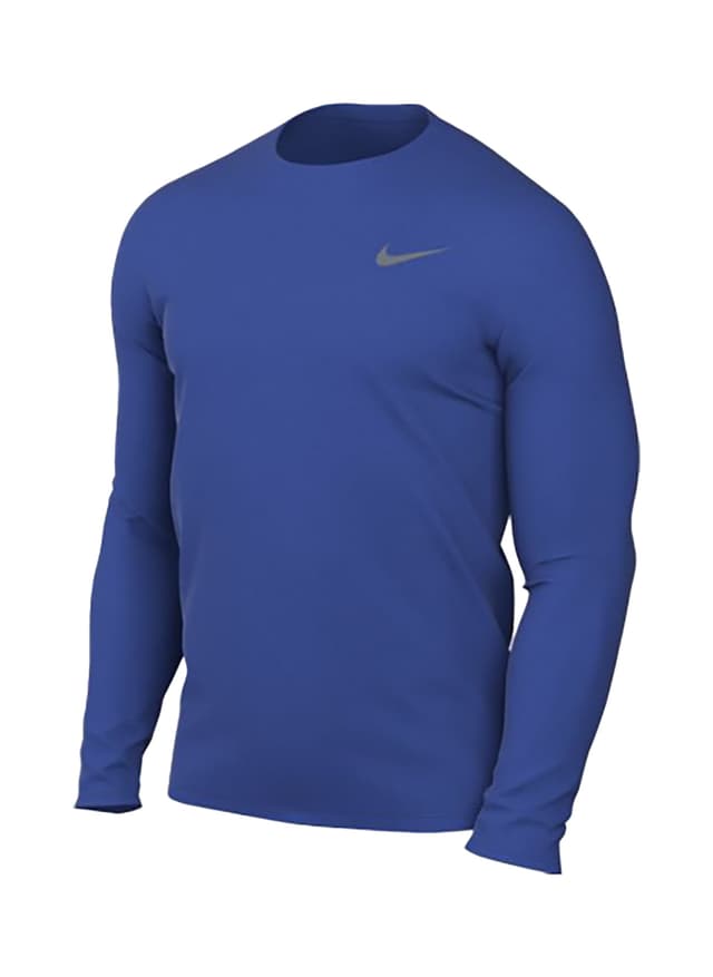 Nike Men's Legend Long-Sleeve Crew T-Shirt - Blue 3XL