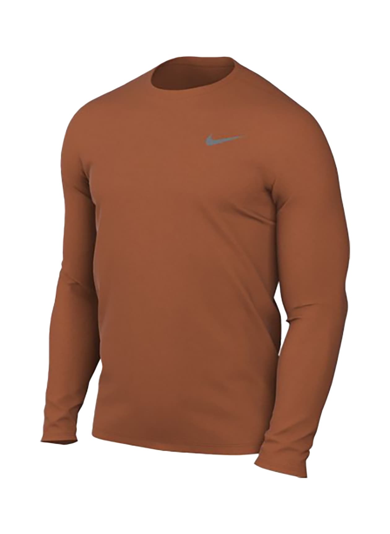 Nike Men's Legend Long-Sleeve Crew T-Shirt - Desert Orange (802) 3XL