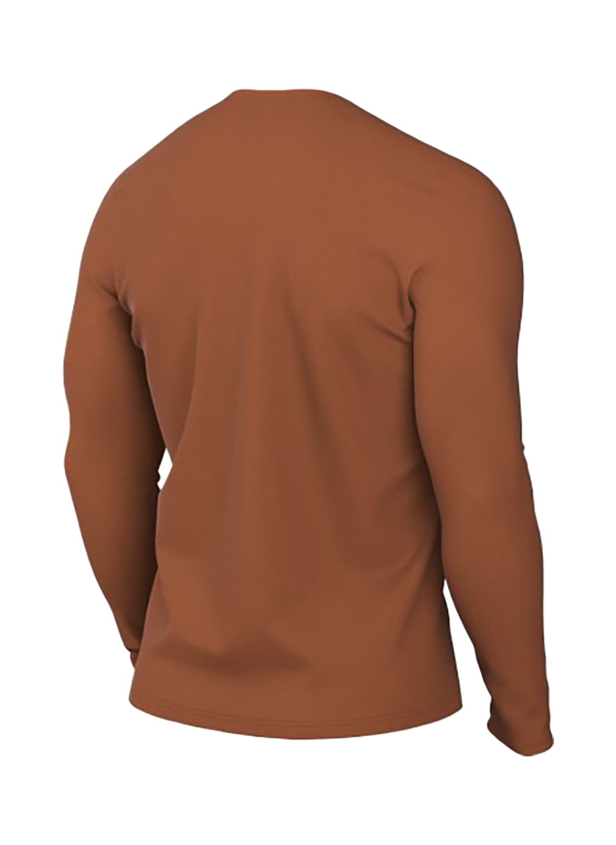 Nike Men's Legend Long-Sleeve Crew T-Shirt - Desert Orange (802) 3XL