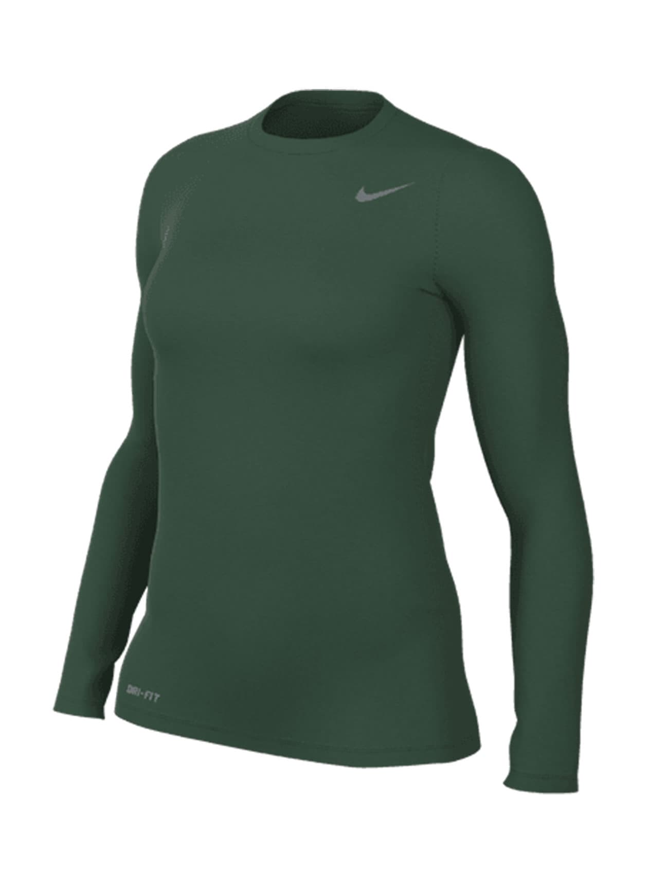 Nike Women's Legend Long-Sleeve Crew T-Shirt - Gorge Green (341) LG