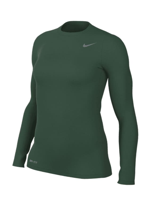 Nike Women's Legend Long-Sleeve Crew T-Shirt - Gorge Green (341) LG