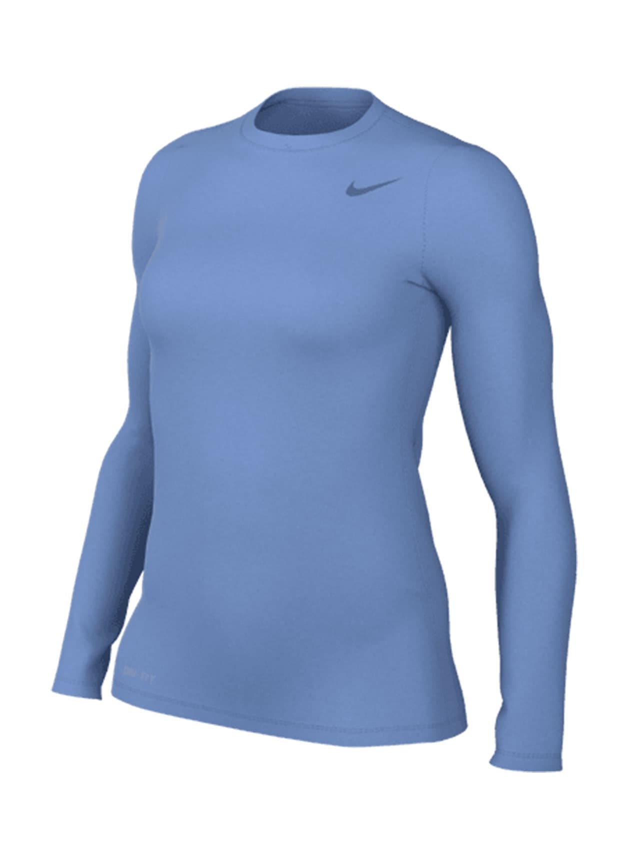 Nike Women's Legend Long-Sleeve Crew T-Shirt - Cyan LG