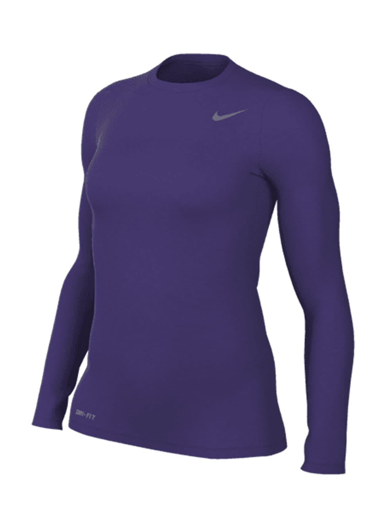 Nike Women's Legend Long-Sleeve Crew T-Shirt - Purple LG