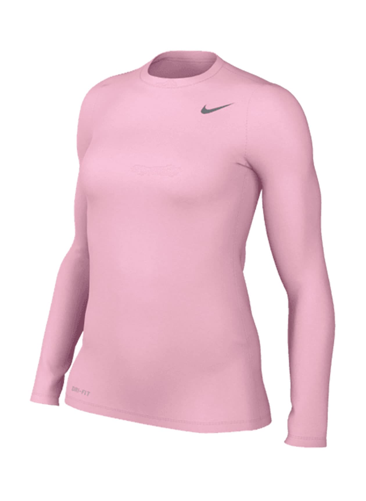 Nike Women's Legend Long-Sleeve Crew T-Shirt - Pink LG