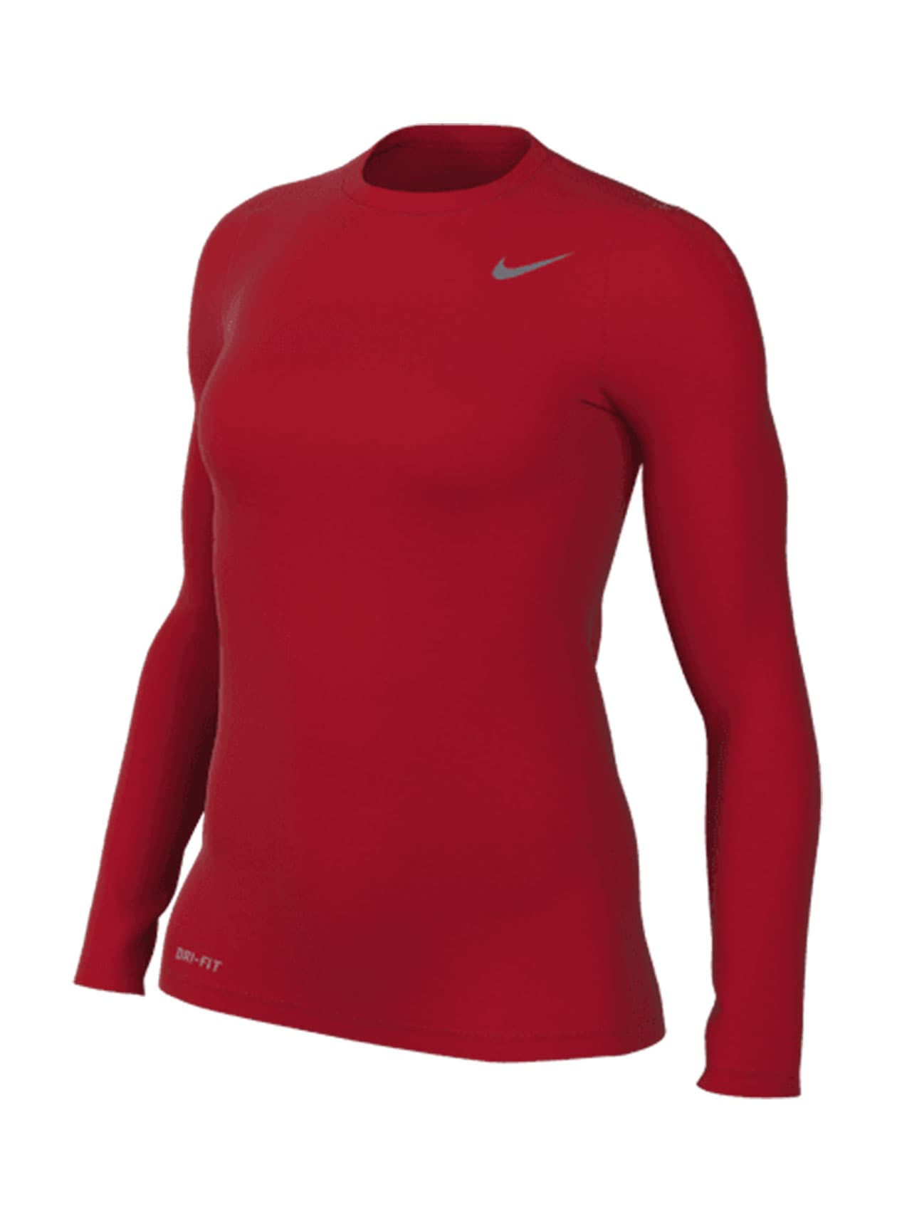 Nike Women's Legend Long-Sleeve Crew T-Shirt - University Red (657) LG