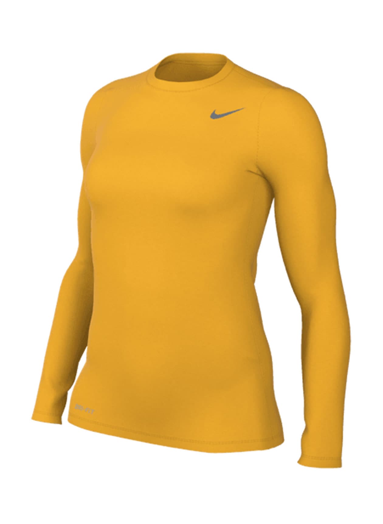Nike Women's Legend Long-Sleeve Crew T-Shirt - Sundown LG