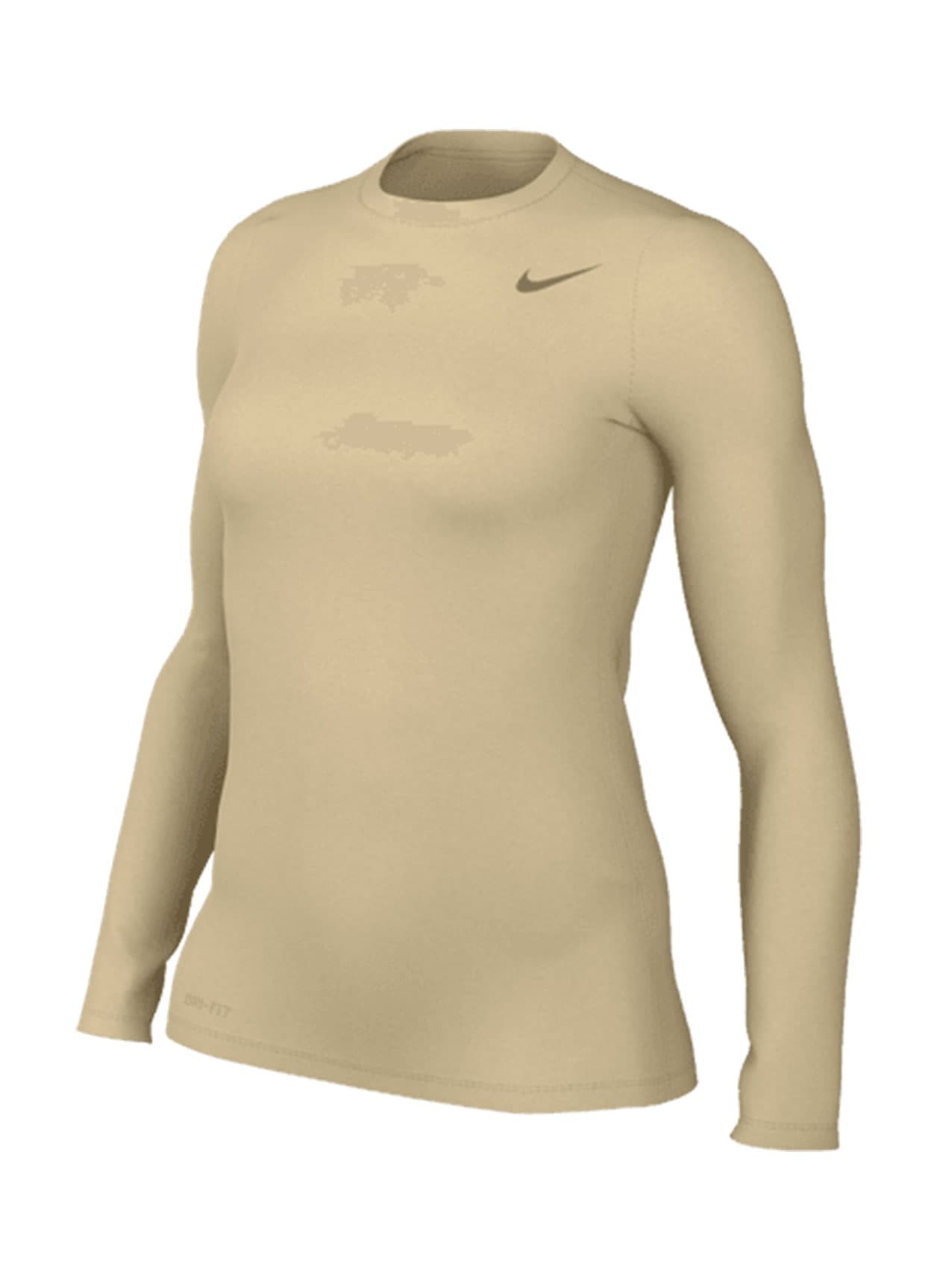 Nike Women's Legend Long-Sleeve Crew T-Shirt - Team Gold LG