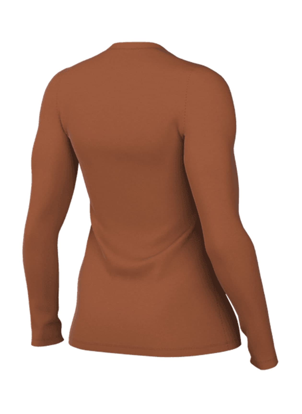 Nike Women's Legend Long-Sleeve Crew T-Shirt - Desert Orange (802) LG