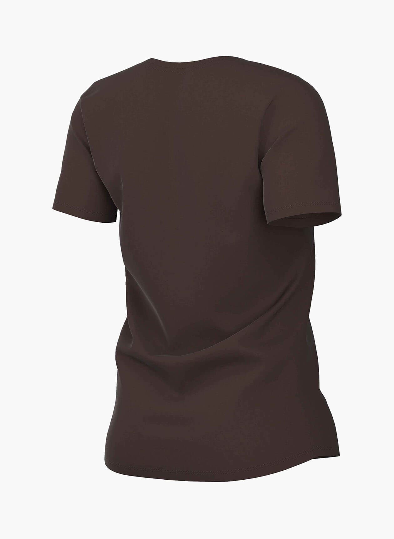 Nike Women's Legend Crew T-Shirt - Brown,Dark Grey LG