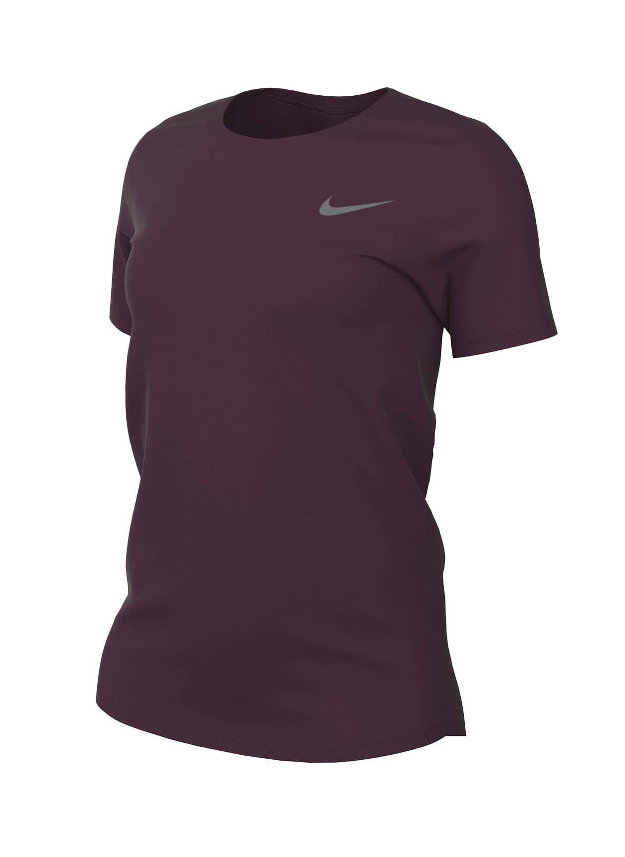Nike Women's Legend Crew T-Shirt - Brown,Red LG