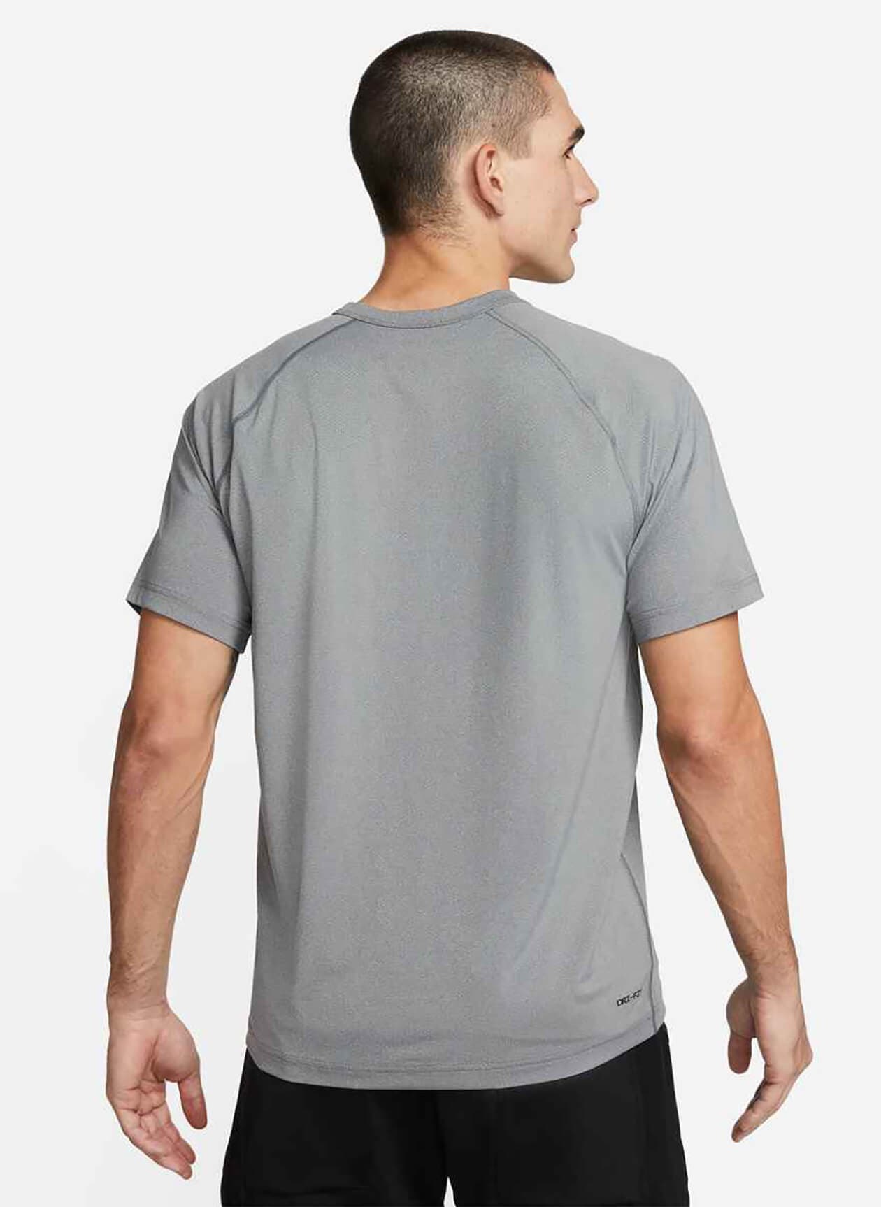 Nike Men's Dri-FIT Fitness T-Shirt - Dark Grey 3XL