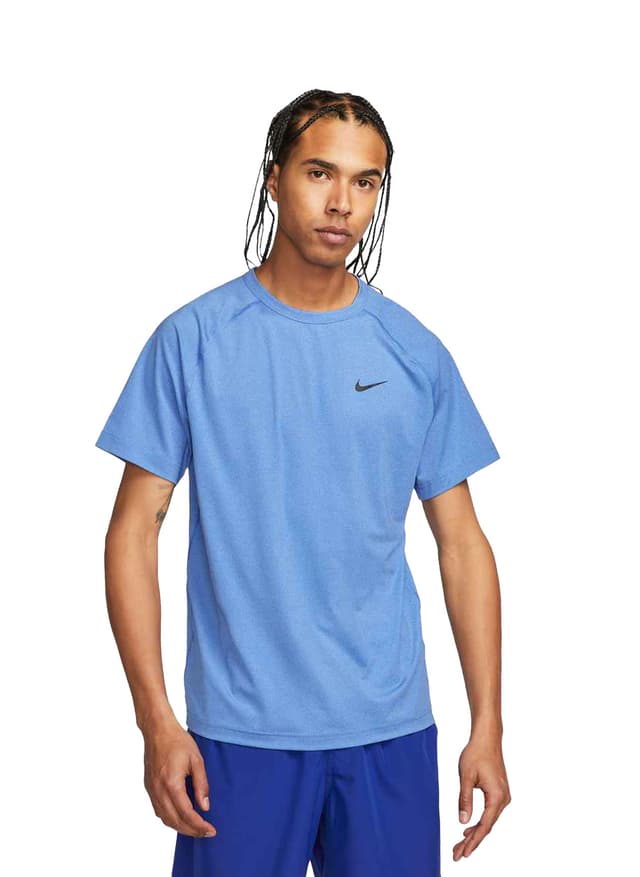 Nike Men's Dri-FIT Fitness T-Shirt - Game Royal / Heather 3XL