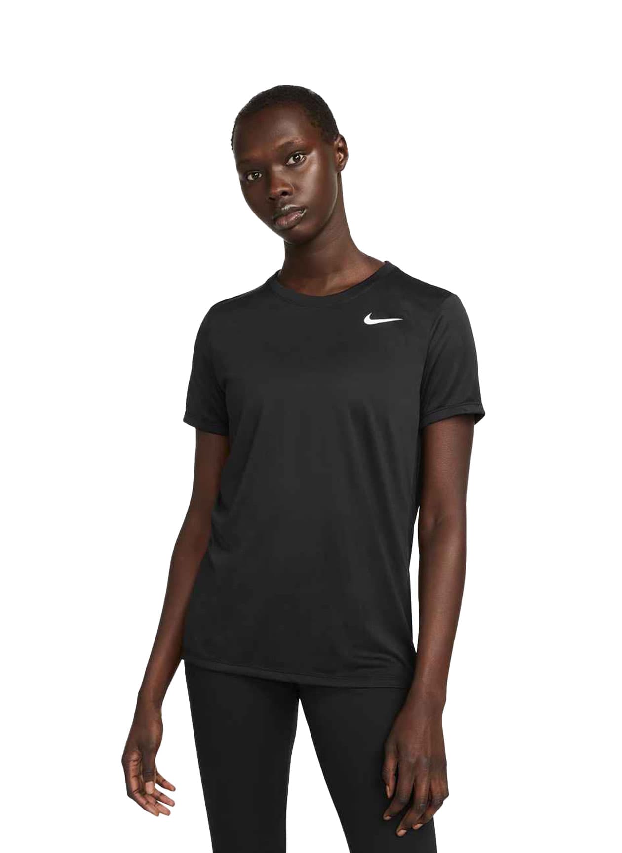 Nike Women's Dri-FIT T-Shirt FA25 - Black / White (010) LG