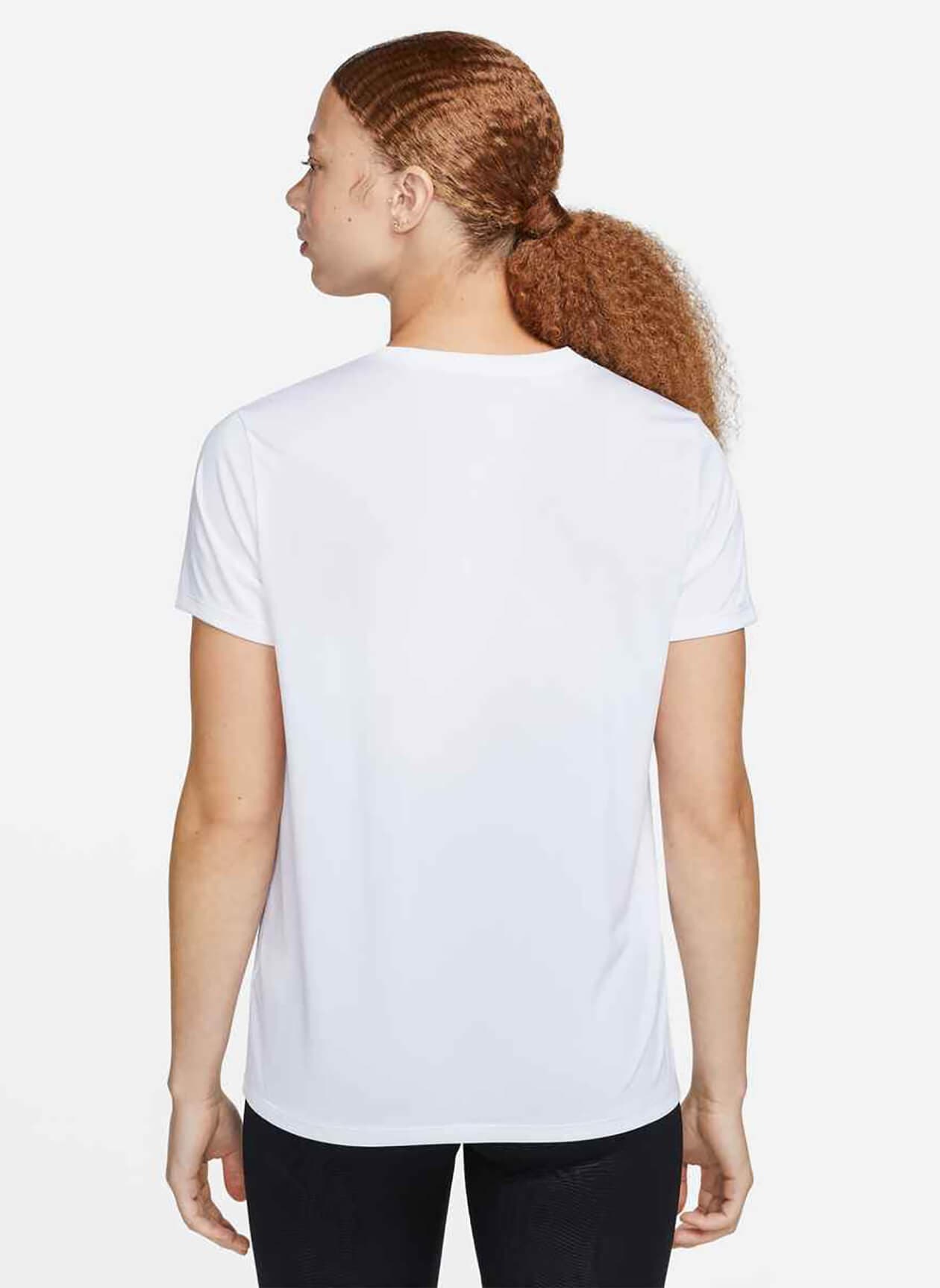 Nike Women's Dri-FIT T-Shirt FA25 - White LG