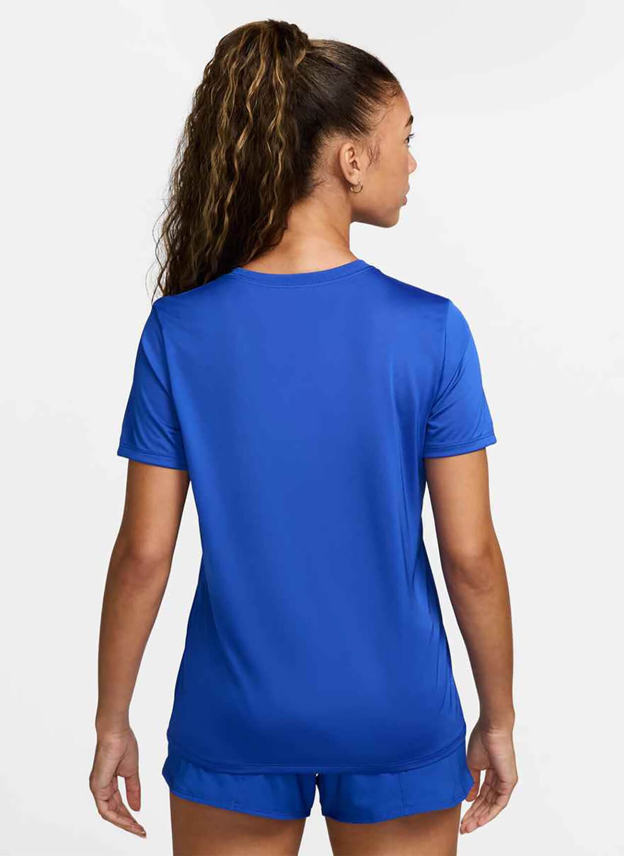 Nike Women's Dri-FIT T-Shirt FA25 - Blue LG