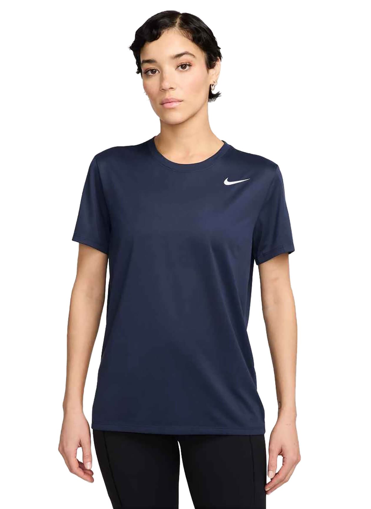 Nike Women's Dri-FIT T-Shirt FA25 - Navy LG
