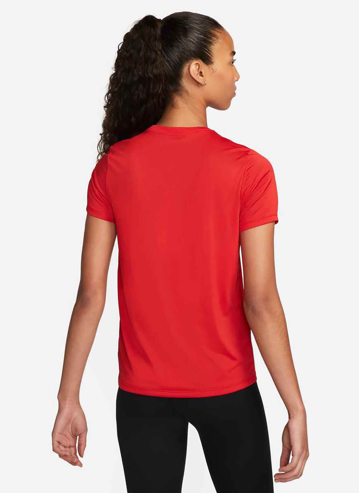 Nike Women's Dri-FIT T-Shirt FA25 - Red LG