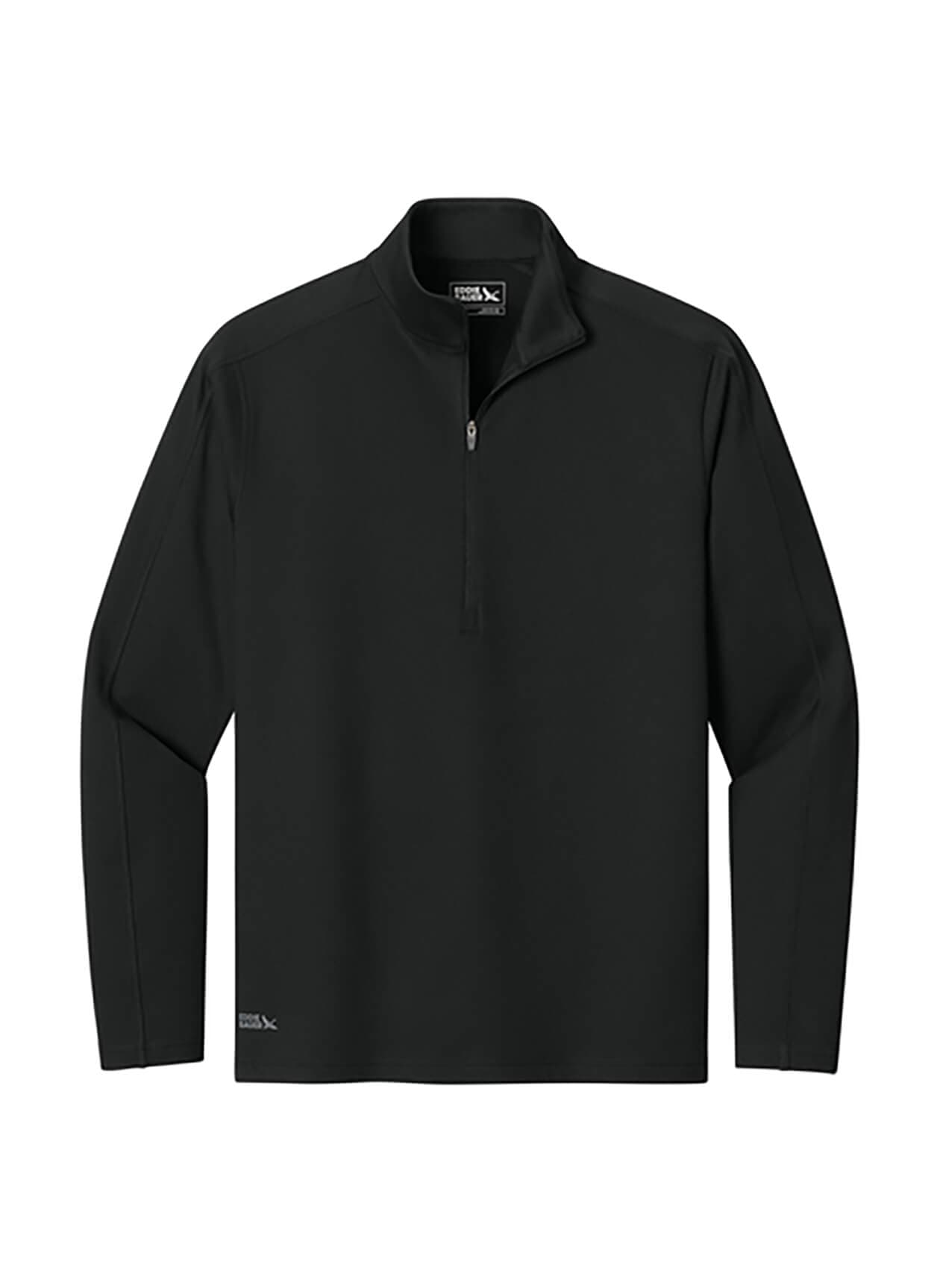 Eddie Bauer Men's Adventurer Quarter-Zip - Black 3XL