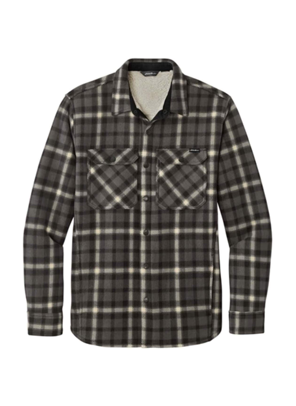 Eddie Bauer Men's Woodland Shirt Jacket - Light Grey 3XL