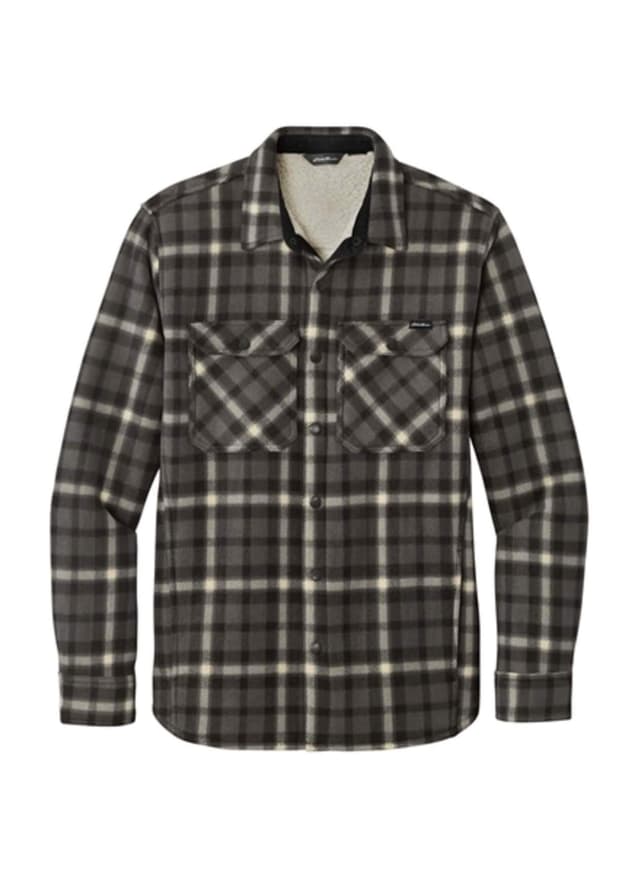 Eddie Bauer Men's Woodland Shirt Jacket - Light Grey 3XL