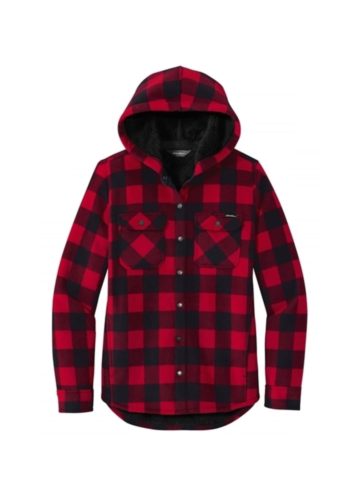 Eddie Bauer Women's Woodland Shirt Jacket - Black,Red 3XL