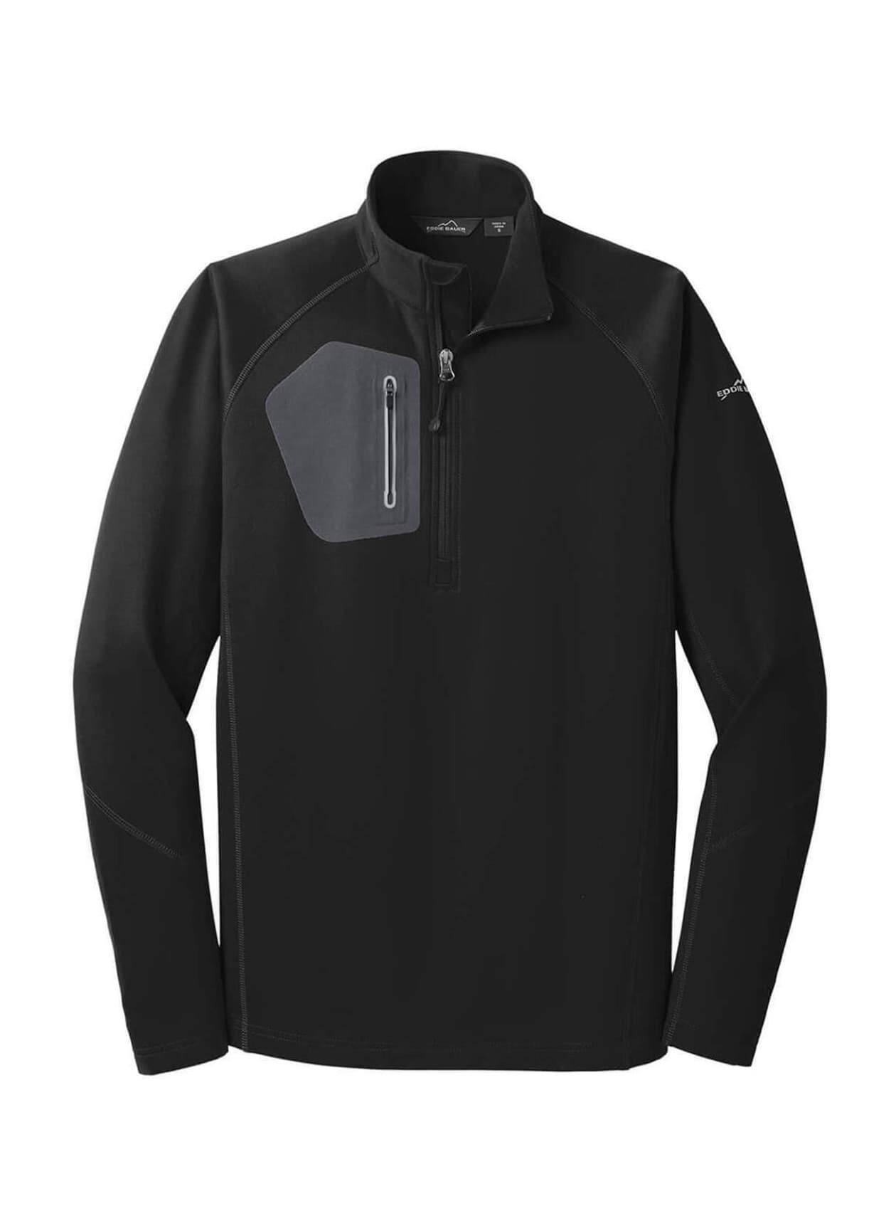 Eddie Bauer Men's Half-Zip Performance Fleece - Black 3XL