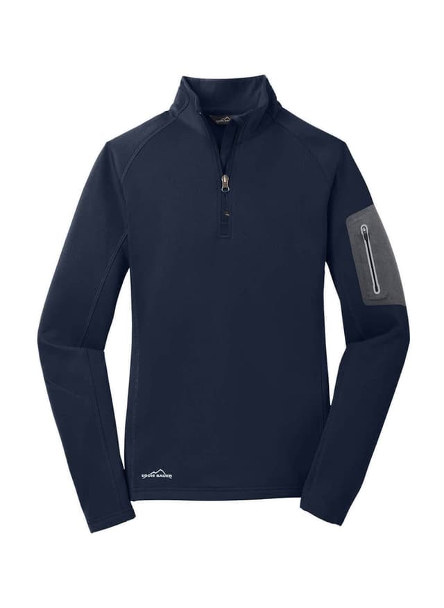 Eddie Bauer Women's Half-Zip Performance Fleece - Navy 3XL