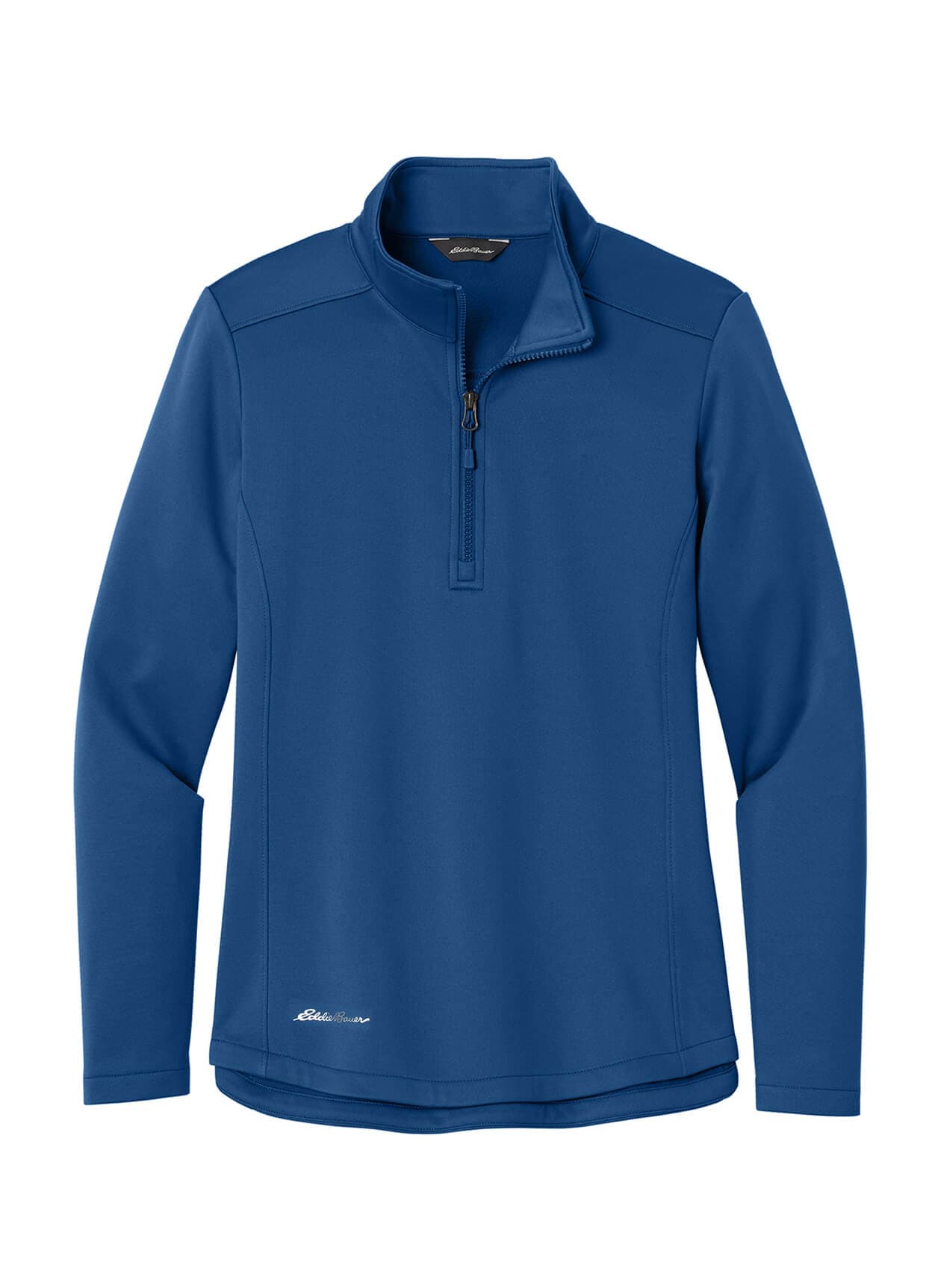Eddie Bauer Women's Smooth Mid Layer Fleece 1/2-Zip - Blue 3XL