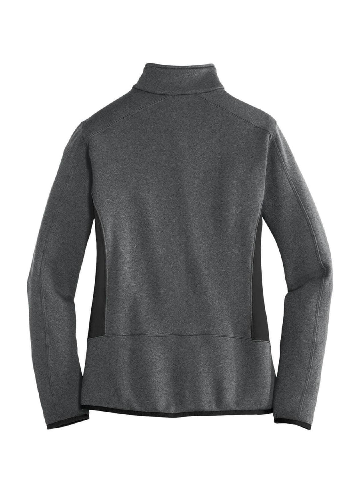 Eddie Bauer Women's Heather Stretch Fleece Jacket - Dark Charcoal Heather (DCHRH) 3XL