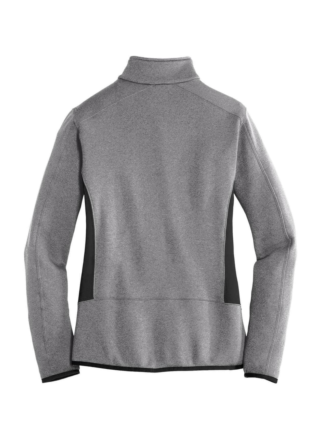 Eddie Bauer Women's Heather Stretch Fleece Jacket - Grey Heather (GRYH) 3XL