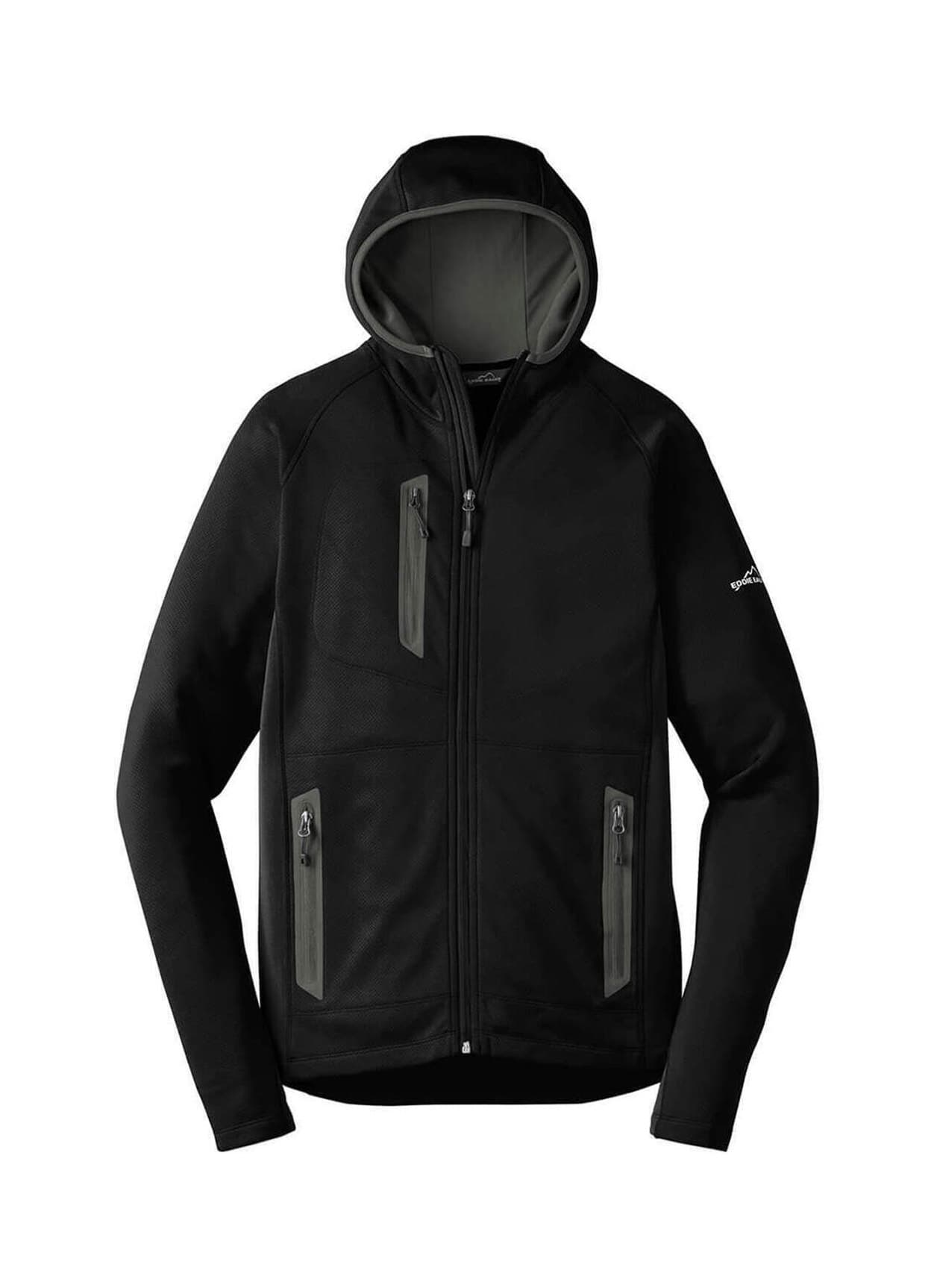 Eddie Bauer Men's Sport Hooded Fleece Jacket - Black 3XL