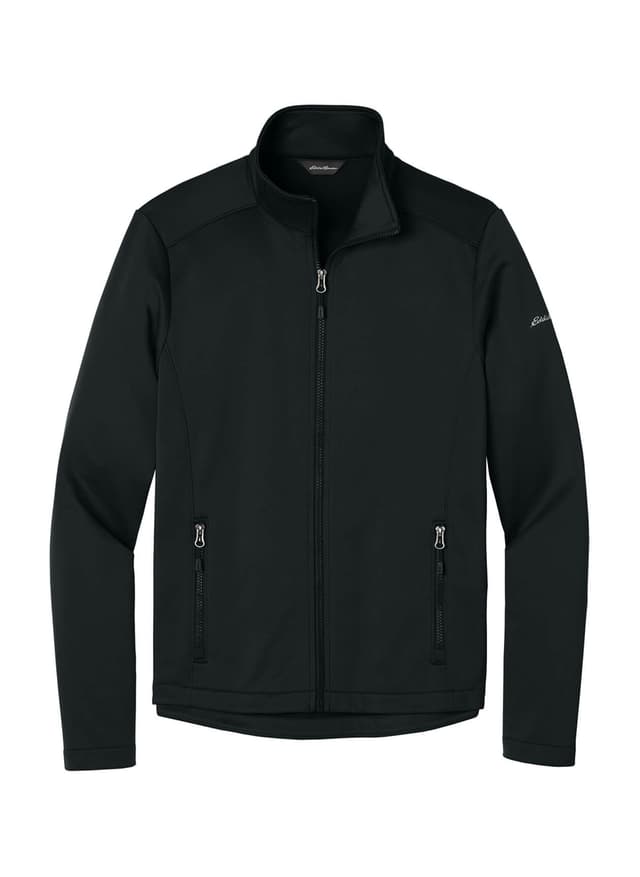 Eddie Bauer Men's Smooth Mid Layer Fleece Full-Zip - Black 3XL