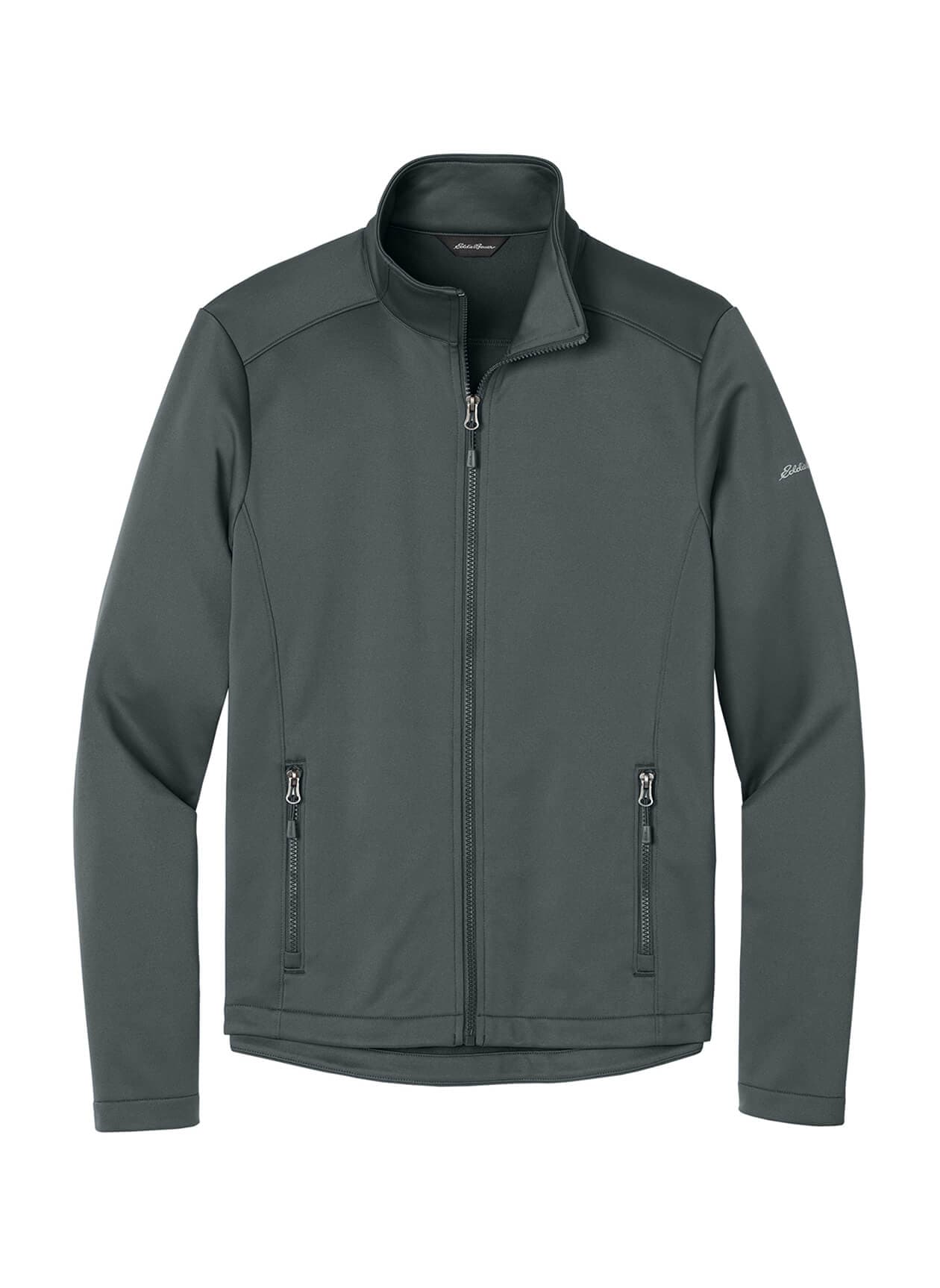 Eddie Bauer Men's Smooth Mid Layer Fleece Full-Zip - Dark Grey 3XL