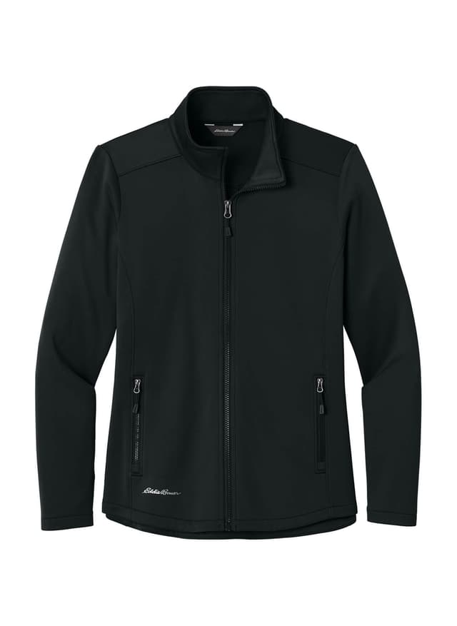 Eddie Bauer Women's Smooth Mid Layer Fleece Full-Zip - Black 3XL