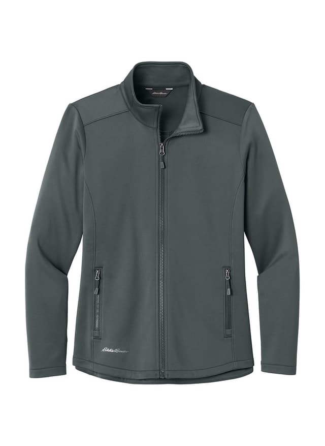 Eddie Bauer Women's Smooth Mid Layer Fleece Full-Zip - Dark Grey 3XL