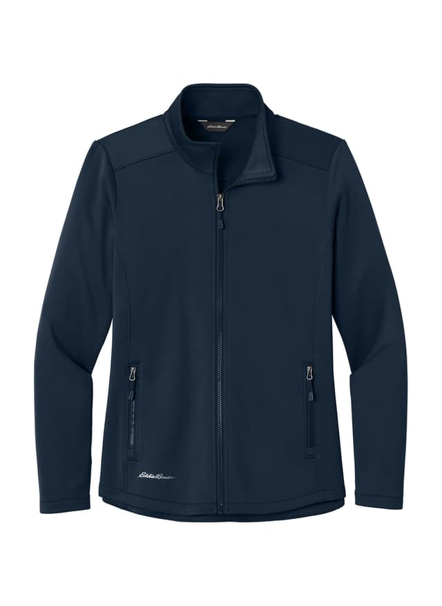 Eddie Bauer Women's Smooth Mid Layer Fleece Full-Zip - Navy 3XL