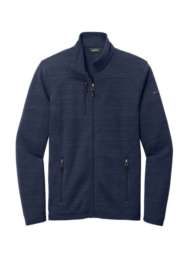 Eddie Bauer Men's Sweater Fleece Jacket - Navy 3XL