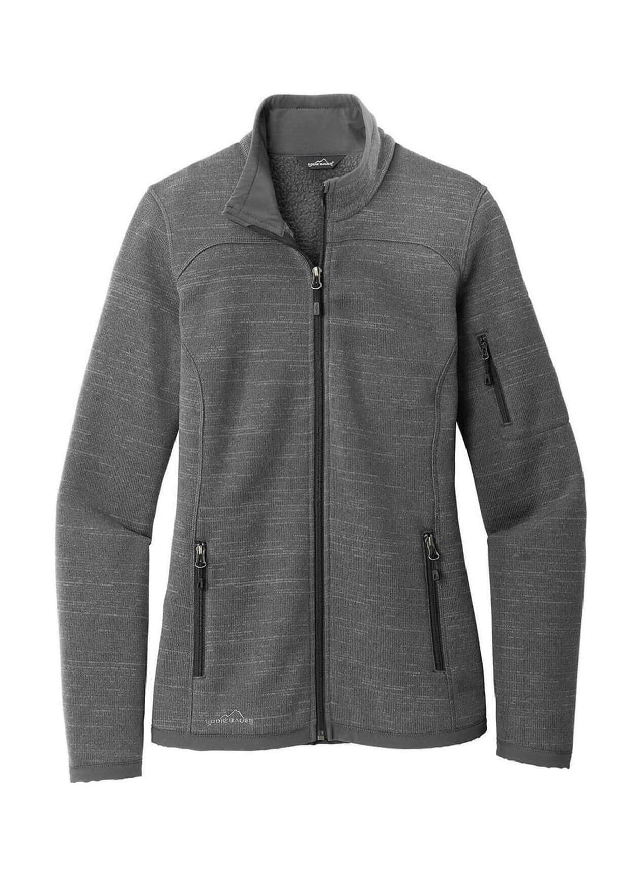 Eddie Bauer Women's Sweater Fleece Jacket - Dark Grey 3XL