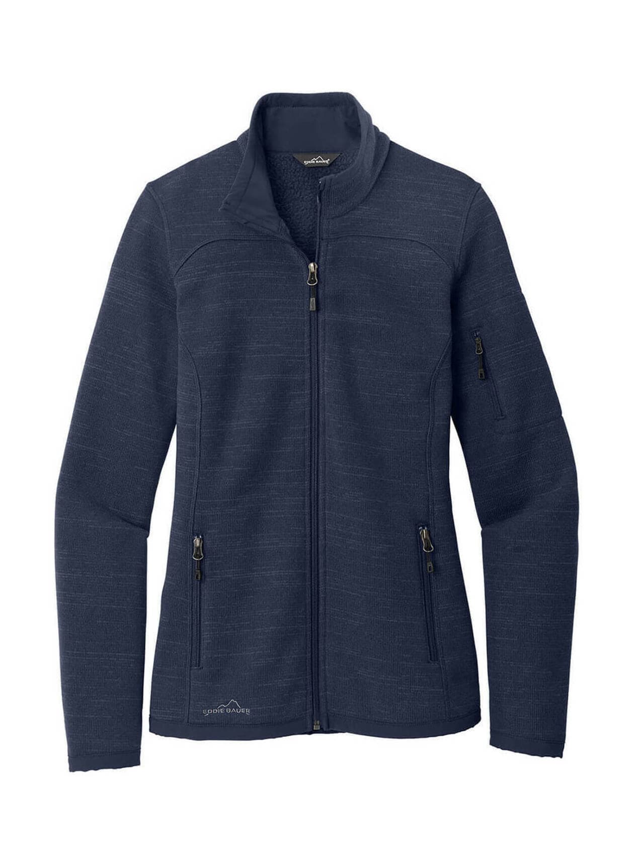 Eddie Bauer Women's Sweater Fleece Jacket - Navy 3XL