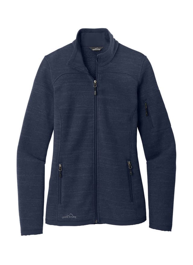 Eddie Bauer Women's Sweater Fleece Jacket - Navy 3XL